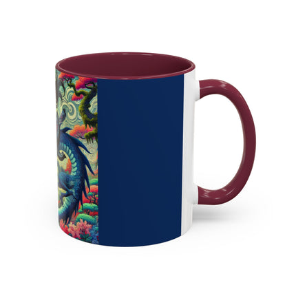 Mystic Guardian of the Sky Light Colorful Mugs (11oz, 15oz)