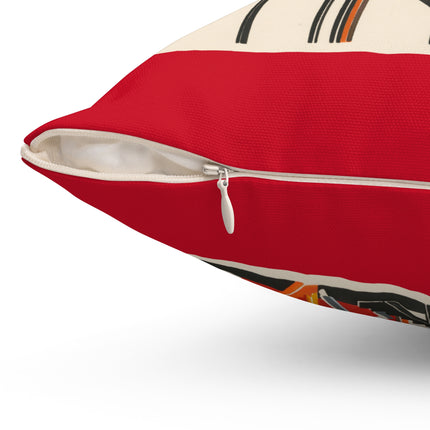 Maquettes de Théatre 4 by Alexandra Exter Spun Polyester Square Pillow