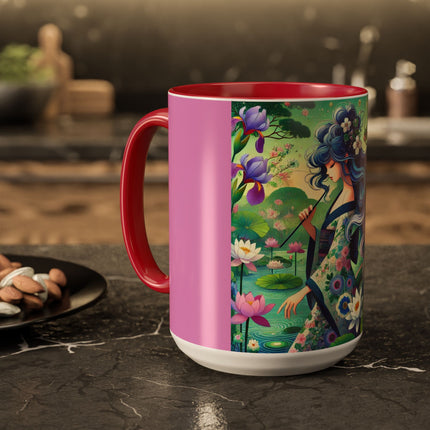 Fairy of the Koi Pond Colorful Mugs (11oz, 15oz)