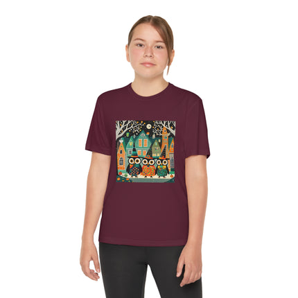Night of the Trick-or-Treating Owlets Youth Competitor Tee