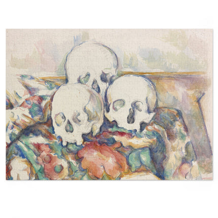 The Three Skulls by Paul Cézanne Puzzle (30, 110, 252, 500-Piece)