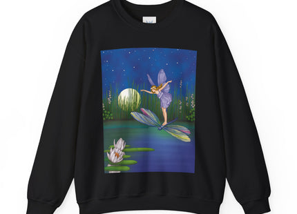 Fairy on a Dragonfly Heavy Blend™ Crewneck Sweatshirt