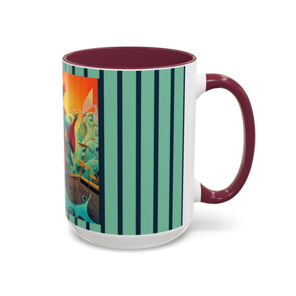 Skeleton Crew of the Misty Seas Colorful Mugs (11oz, 15oz)