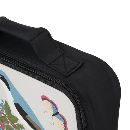 Bluebird & Butterfly Lunch Bag – Spring Harmony & Delicate Beauty