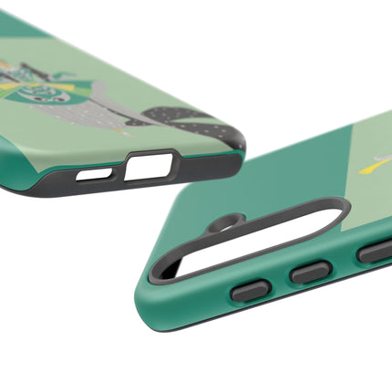 Peacock Dancer Phone Case – Opulent Glamour & Theatrical Elegance