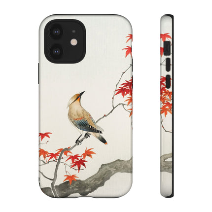 Japanese Bird on Maple by Ohara Koson Phone Cases