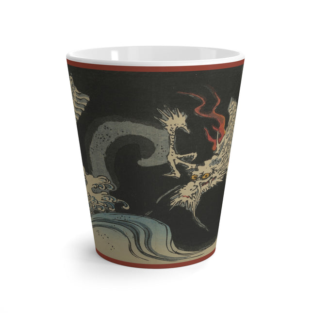 Picture Album Featuring a Dragon by Utagawa Hiroshige Latte Mug
