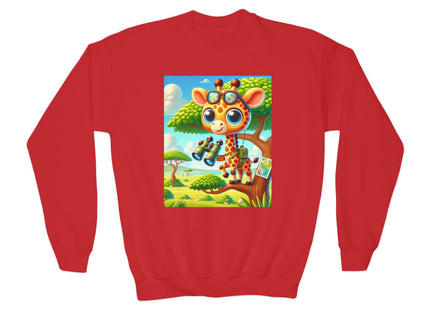 Giraffe Lookout Youth Crewneck Sweatshirt
