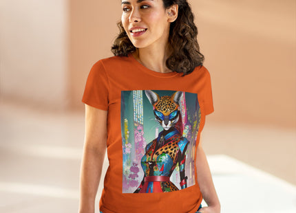 Cyber Cat Glamour Cotton Tee