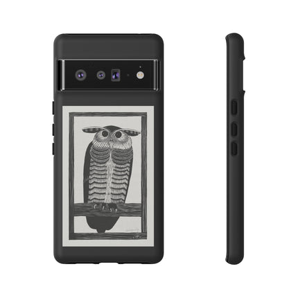 Horned Owl by Samuel Jessurun de Mesquita Phone Cases