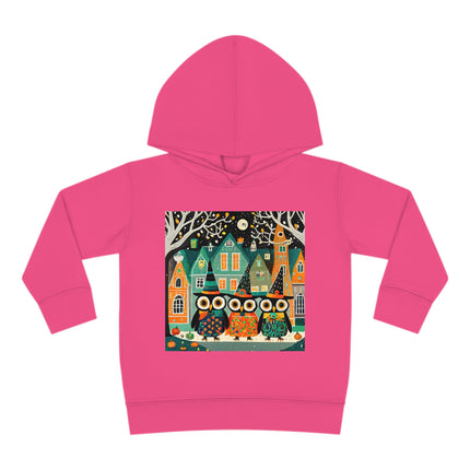 Night of the Trick-or-Treating Owlets Toddler Pullover Fleece Hoodie