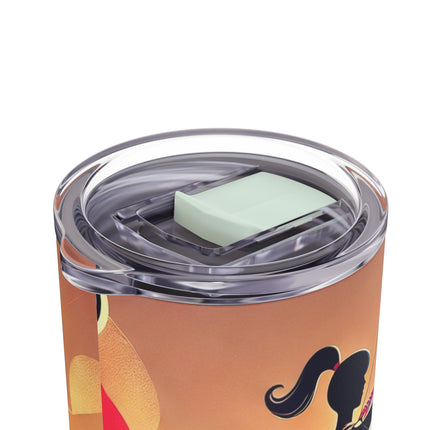 Art Deco Valentine's Romance Skinny Matte Tumbler, 20oz