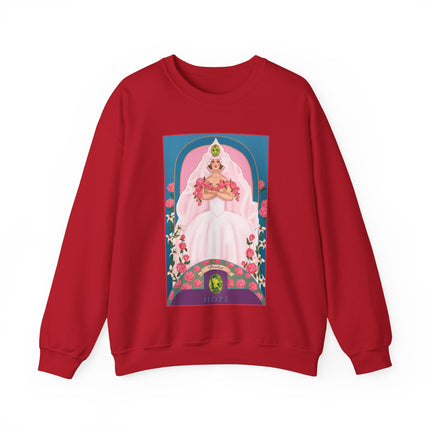 August & Peridot (from the Gem Series) by Sofia Chiostri Unisex Heavy Blend™ Crewneck Sweatshirt