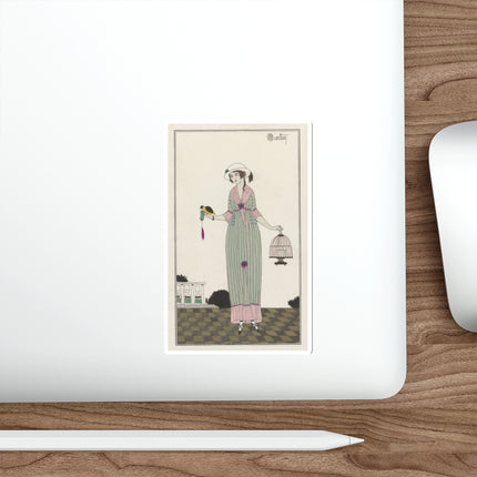Robe de linon (Linen Dress) by Charles Martin Die-Cut Stickers (5 Sizes)