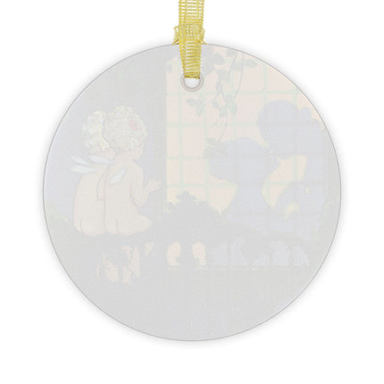 Whispers of Love Glass Ornament