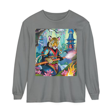 Cyberpunk Leopard Long Sleeve T-Shirt