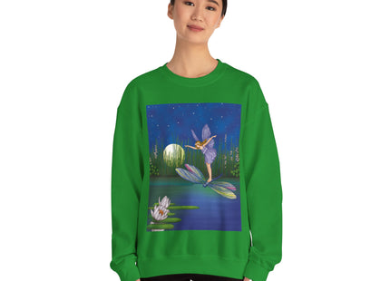 Fairy on a Dragonfly Heavy Blend™ Crewneck Sweatshirt