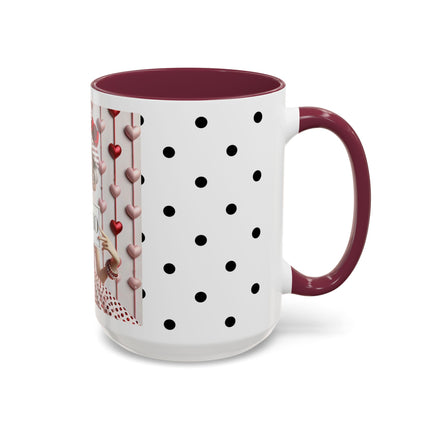 Fashionably Yours, XOXO Colorful Mugs (11oz, 15oz)