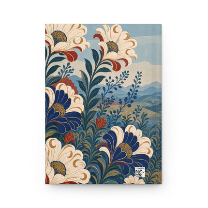 🎩🌸 The Grand Floral Promenade Hardcover Journal – Art Deco Historical Fashion Romance