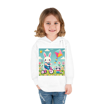 Breezy Meadow Ride Toddler Pullover Fleece Hoodie