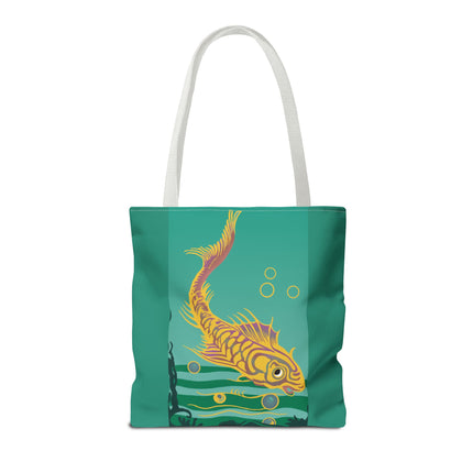Golden Serenity Tote Bag (AOP)