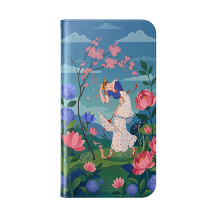 🌸🌿 The Garden Hide-And-Seek Flip Case – Art Deco Floral Whimsy