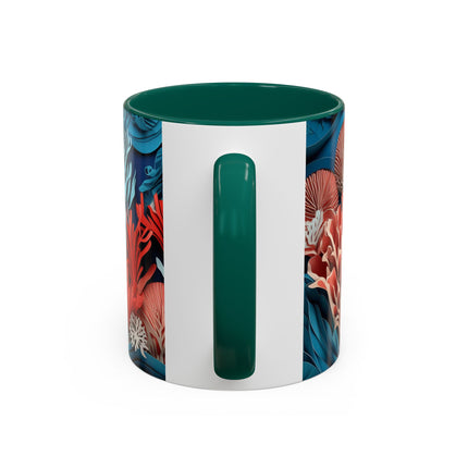 Enchanting Underwater Scene Colorful Mugs (11oz, 15oz)