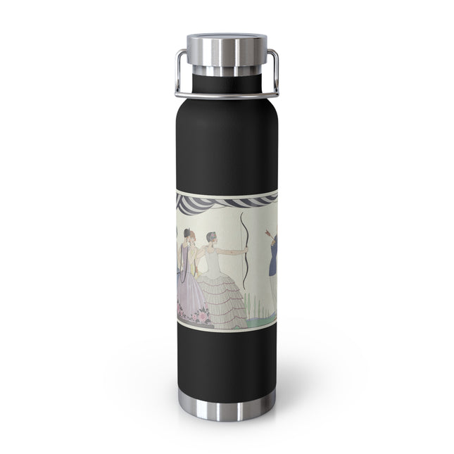 Visez au coeur, belles dames! by George Barbier Copper Vacuum Insulated Bottle, 22oz
