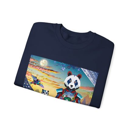 Cyber Punk Robots Unisex Heavy Blend™ Crewneck Sweatshirt