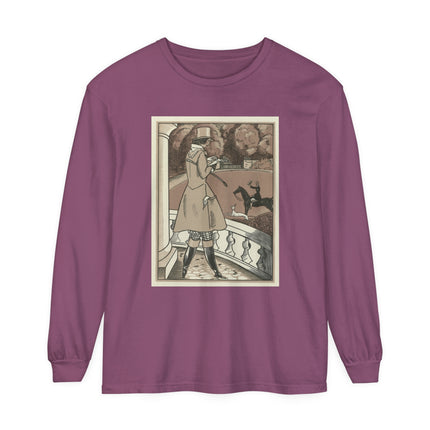 Amazone by Fernand Siméon Unisex Garment-dyed Long Sleeve T-Shirt