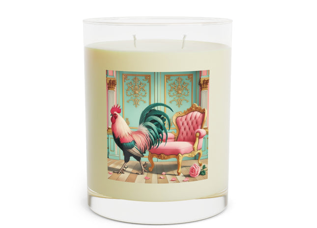 The Salon Rooster Scented Candle - Full Glass, 11oz
