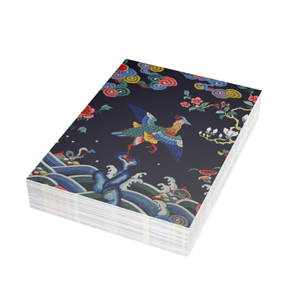 Rank Badge with Mandarin Postcards (envelopes included) - Bundles of 10, 30, 50 Pieces