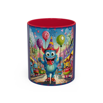 Monster Parade Madness Colorful Mugs (11oz, 15oz)