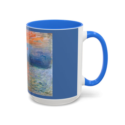 Sunrise by Claude Monet Colorful Mugs (11oz, 15oz)