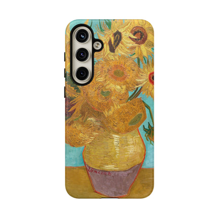 Vase with Twelve Sunflowers by Vincent Van Gogh Phone Cases