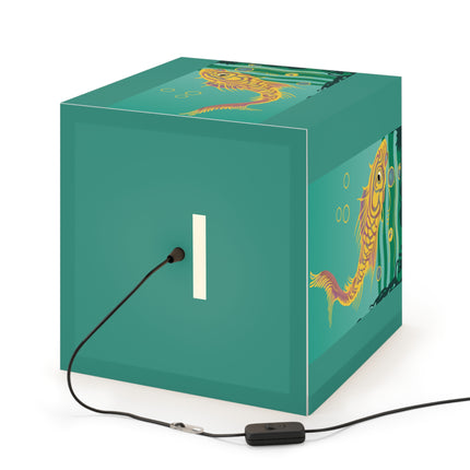 Golden Serenity Light Cube Lamp