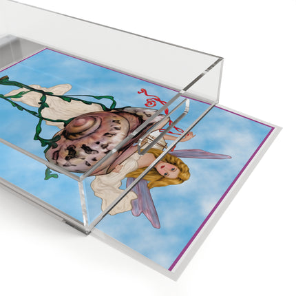 Enchanting Serenity Acrylic Serving Tray