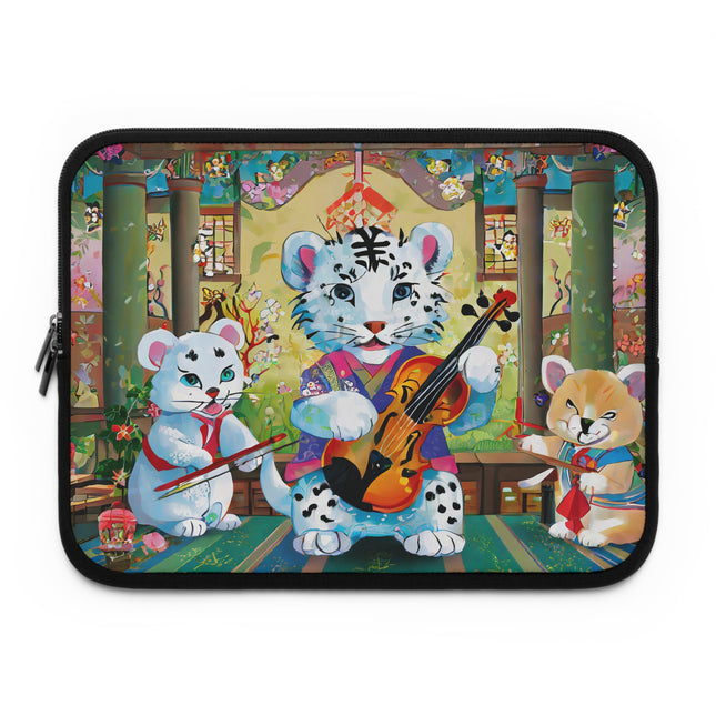 Melodies of the Snow Lion Cub Laptop Sleeve