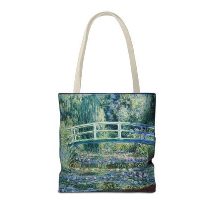 Water Lilies and Japanese Bridge by Claude Monet Tote Bag (AOP)