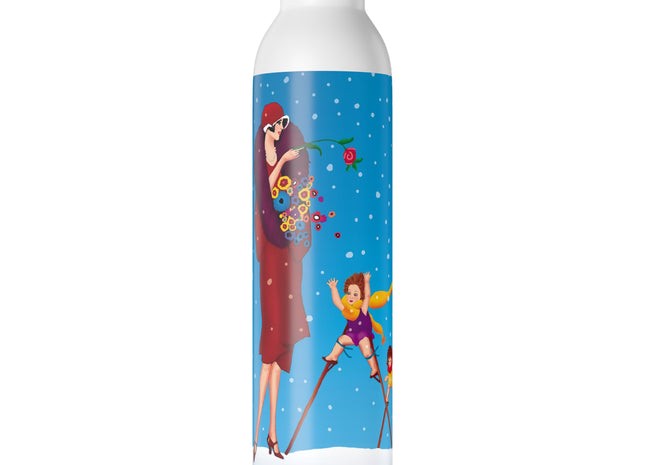 Snowfall & Couture Slim Water Bottle