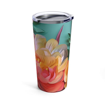 Peonies in Full Bloom Tumbler 20oz