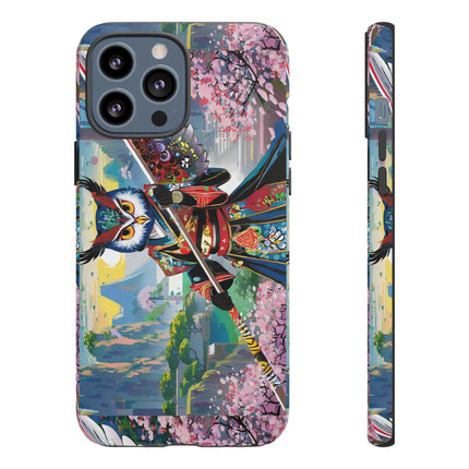 Cyberpunk Samurai Owl Phone Cases