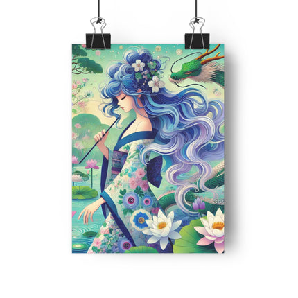 Fairy of the Koi Pond Giclée Art Print