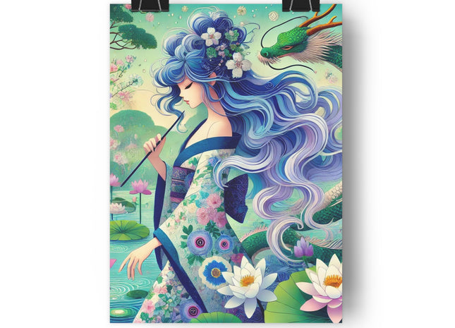 Fairy of the Koi Pond Giclée Art Print