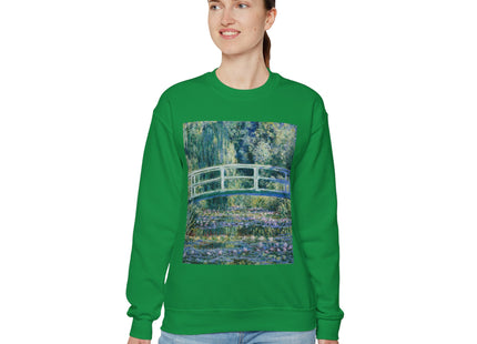 Water Lilies and Japanese Bridge by Claude Monet Heavy Blend™ Crewneck Sweatshirt
