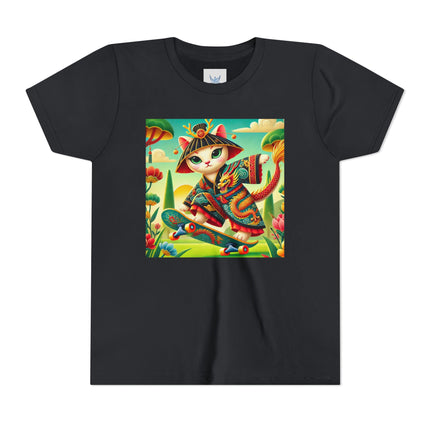 Dragon Dance on Wheels Youth Short Sleeve Tee