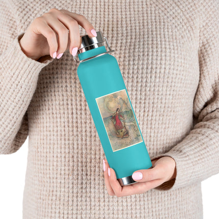 Rita Rides on the Dolphin by Warwick Goble Copper Vacuum Insulated Bottle, 22oz