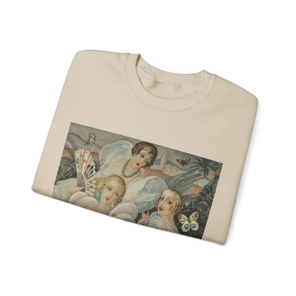 Les Femmes Fatales by Gerda Wegener Heavy Blend™ Crewneck Sweatshirt