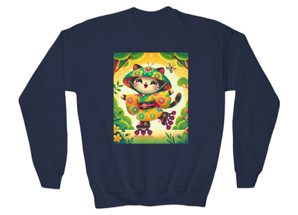 Firefly Dance on Wheels Youth Crewneck Sweatshirt