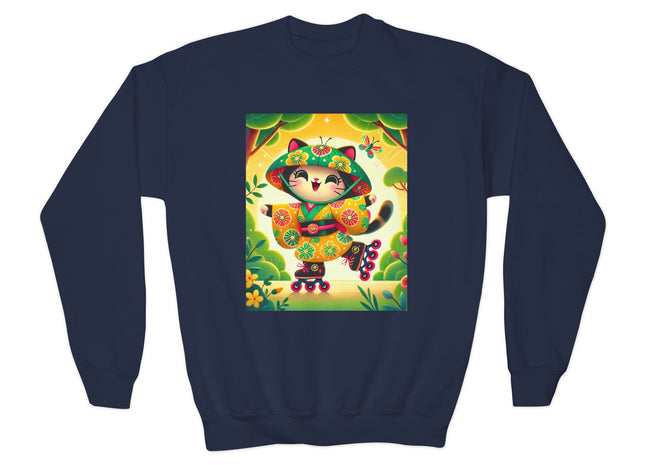 Firefly Dance on Wheels Youth Crewneck Sweatshirt